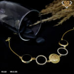 انسيال ذهب كامل عيار18 من سليمه جولد