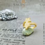 خاتم ذهب عيار 18من سليمه جولد