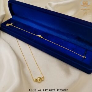 انسيال ذهب عيار 18 من سليمه جولد
