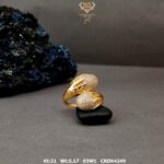 خاتم ذهب عيار 21من سليمه جولد